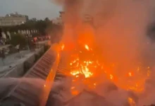 গাজীপুরে ভয়াবহ অগ্নিকাণ্ড: টিনসেড কলোনির ১০০টি ঘর পুড়ে ছাই