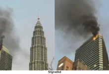 মালয়েশিয়ার পেট্রোনাস টাওয়ারে ভয়াবহ অগ্নিকাণ্ড