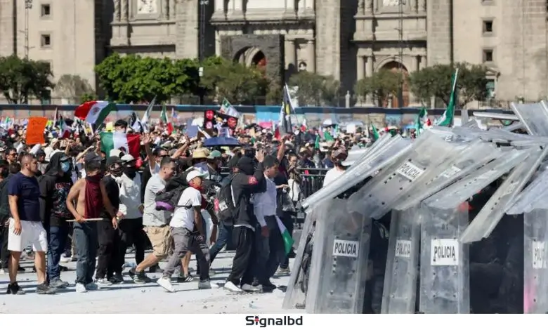 দুর্নীতি ও বিচারহীনতার বিরুদ্ধে জেন-জি আন্দোলনে উত্তাল মেক্সিকো