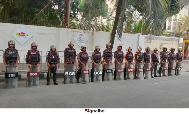 ঢাকা ও আশপাশে ১৪ প্লাটুন বিজিবি মোতায়েন