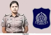 আজ থেকে বাংলাদেশ পুলিশের নতুন পোশাকে দাপুটে উপস্থিতি