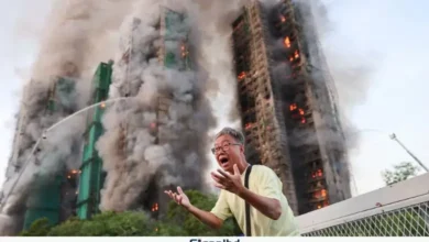 হংকং অগ্নিকাণ্ড: ১৮ ঘণ্টা পরও আগুন, মৃতের সংখ্যা ৪৪