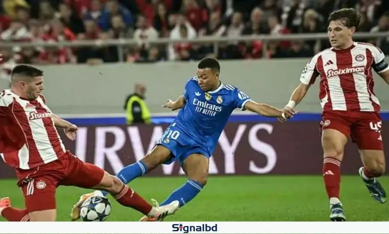 এমবাপ্পের একহালিতে রিয়ালের রুদ্ধশ্বাস জয়