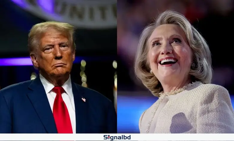 ট্রাম্পের বিরুদ্ধে হিলারি মামলা: আদালত নির্দেশ ১০ লাখ ডলার জরিমানা