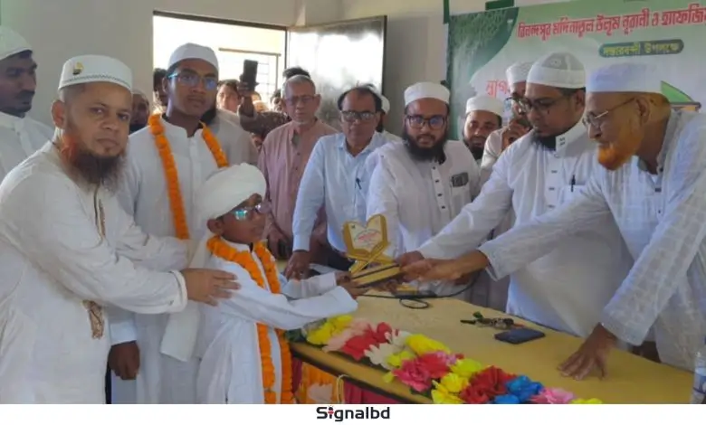 মাত্র ৯ মাসে পবিত্র কোরআনের হাফেজ ইয়াছিন আরাফাত