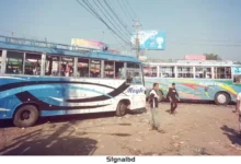 বরিশালে বাস বন্ধ: শিক্ষার্থী–শ্রমিক সংঘর্ষ
