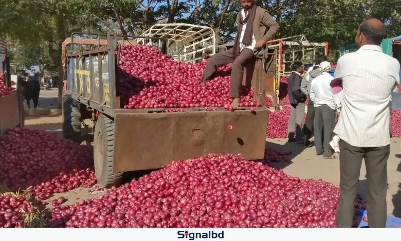 ভারতে পচছে পেঁয়াজ, ২ রুপিতেও মিলছে না ক্রেতা