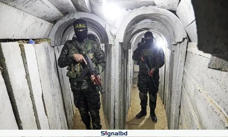 গাজায় টানেল থেকে নিরাপদে বের হওয়ার সুযোগ চায় হামাস যোদ্ধারা