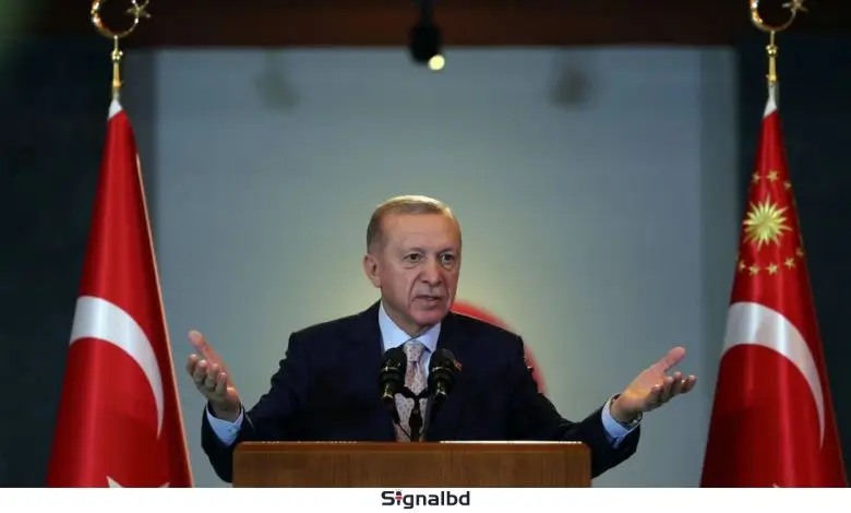 যুদ্ধবিরতায় হামাস ইসরাইলের চেয়ে বেশি প্রতিশ্রুতিবদ্ধ: এরদোগান