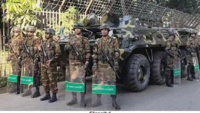 শেখ হাসিনার রায় ঘিরে রাজধানীজুড়ে কড়া নিরাপত্তা