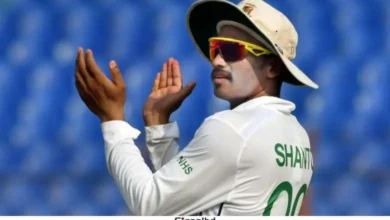 আবারও টেস্টে বাংলাদেশের অধিনায়ক নাজমুল হোসেন শান্ত