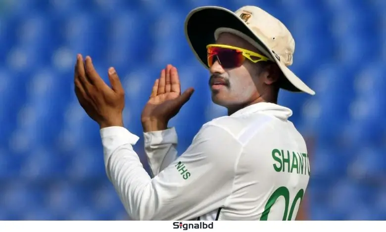 আবারও টেস্টে বাংলাদেশের অধিনায়ক নাজমুল হোসেন শান্ত