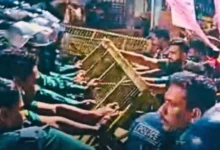 উত্তাল শাহবাগ , মুখোমুখি পুলিশ ও আন্দোলনকারী