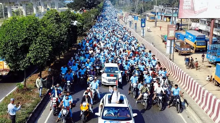 প্রার্থীদের মোটরসাইকেল শোভাযাত্রা বন্ধের নির্দেশ জামায়াত আমিরের