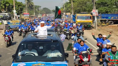 ৪ হাজার মোটরসাইকেল নিয়ে জামায়াত নেতার শোডাউন