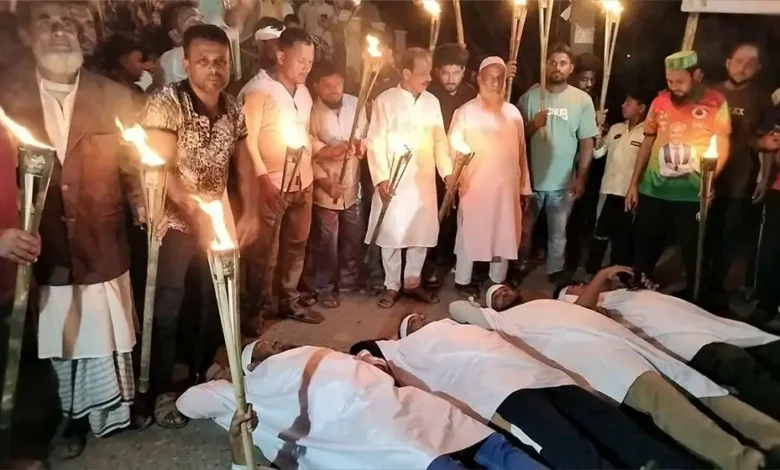 ব্রাহ্মণবাড়িয়া-৪ আসনে বিএনপির মনোনয়নকে ঘিরে সড়ক অবরোধ-মশাল মিছিল