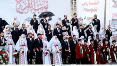 গাজ্জার ধ্বংসস্তূপে গণবিয়ে: ভালোবাসার নতুন যাত্রা