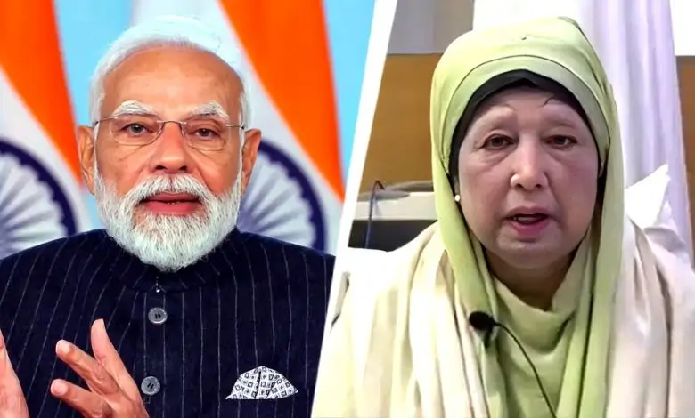 খালেদা জিয়ার সুস্থতা কামনায় ভারতের প্রধানমন্ত্রী নরেন্দ্র মোদির বার্তা