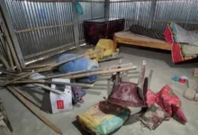 জুলাই শহীদ কমর উদ্দিনের বাড়িতে হামলা