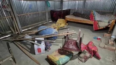 জুলাই শহীদ কমর উদ্দিনের বাড়িতে হামলা