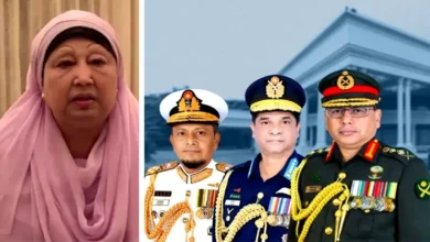 খালেদা জিয়াকে দেখতে হাসপাতালে তিন বাহিনীর প্রধান