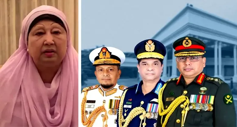 খালেদা জিয়াকে দেখতে হাসপাতালে তিন বাহিনীর প্রধান